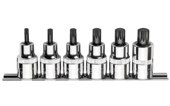 Cetaform C28S-RX6 6 Parça 1/2" Xzn Uçlu Lokma Takımı - Kısa Tip
