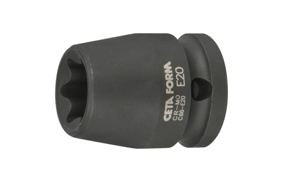 Cetaform C66-E12 1/2" Dış Torx Havalı Lokma Anahtar  E12 - 38Mm