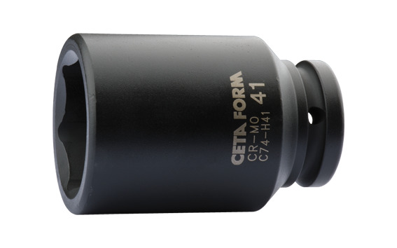 Cetaform C74-H24 3/4" 6 Köşe Derin Havalı Lokma Anahtar  24Mm - 90Mm