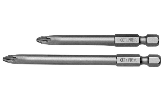 Cetaform CB/711 Pozidriv Bits Uç  - Uzun Boy   Pz1- 70Mm