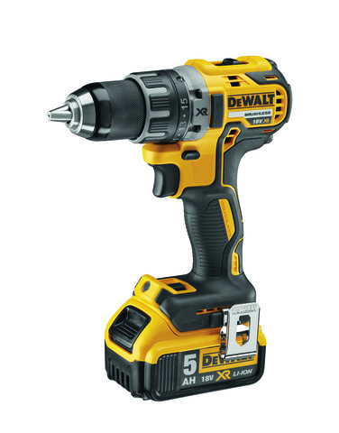 Dewalt DCD791P2 18Volt/5.0Ah Li-İon Çift Akülü Kömürsüz Profesyonel Vidalama
