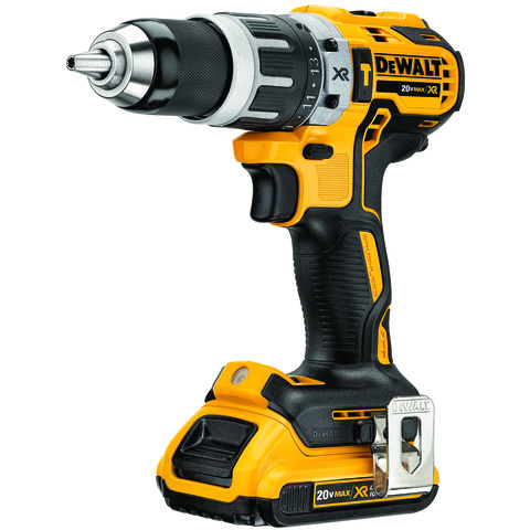Dewalt DCD796D2 18Volt/2.0Ah Li-ion Çift Akülü Kömürsüz Profesyonel Darbeli Matkap