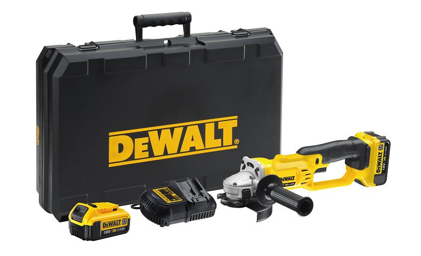Dewalt Dcg412m2 Şarjlı Avuç Taşlama 18volt/4.0 Ah Li-Ion Çift Akü