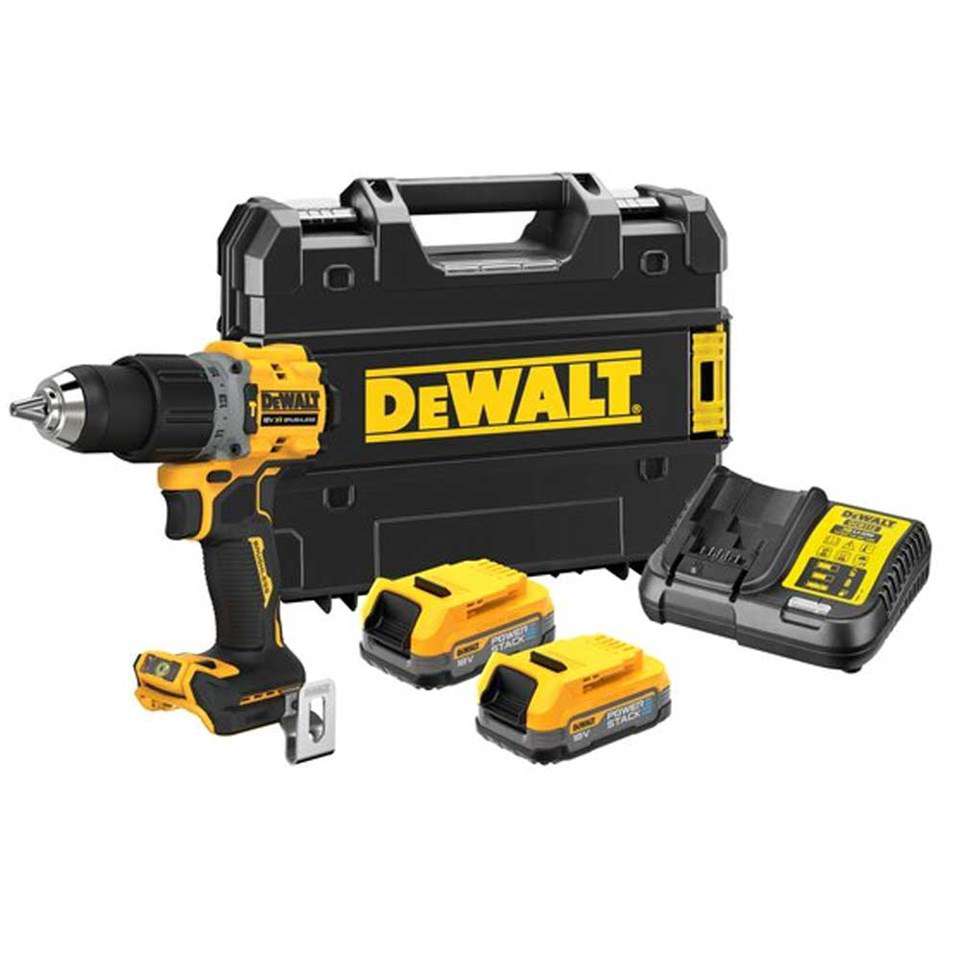 Dewalt DCD805E2T Power Stack Akülü Darbeli Matkap 18V 1.7Ah