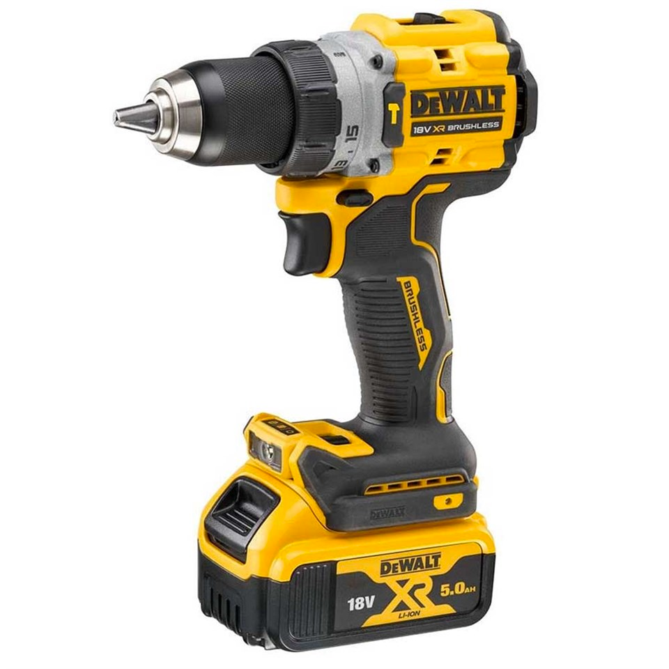 Dewalt DCD805P2T Li-ion kömürsüz Çift Akülü Darbeli Matkap 18V 5.0Ah