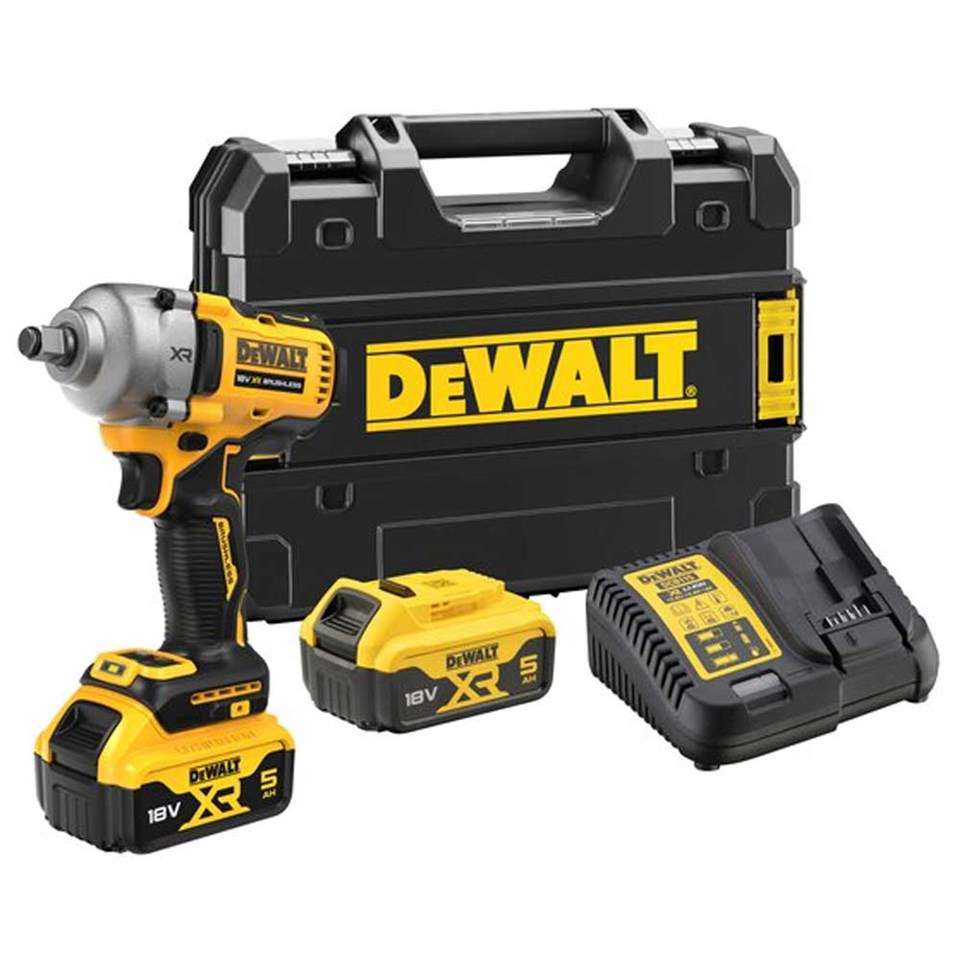Dewalt DCF891P2T Li-ion Çift Akülü Somun Sıkma 18V 5.0Ah
