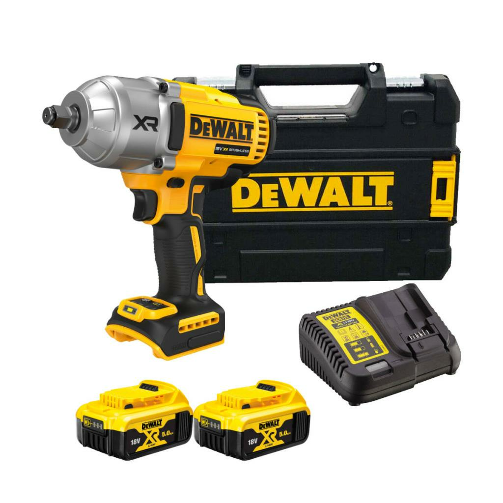 Dewalt DCF900P2T Çift Akülü Profesyonel Somun Sıkma 18V 5.0Ah