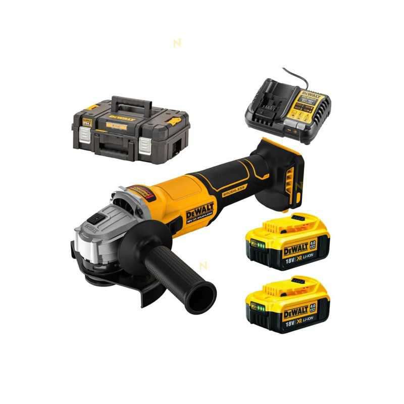 Dewalt DCG407M2T XR Kömürsüz Akülü Avuç Taşlama 18V 4.0Ah