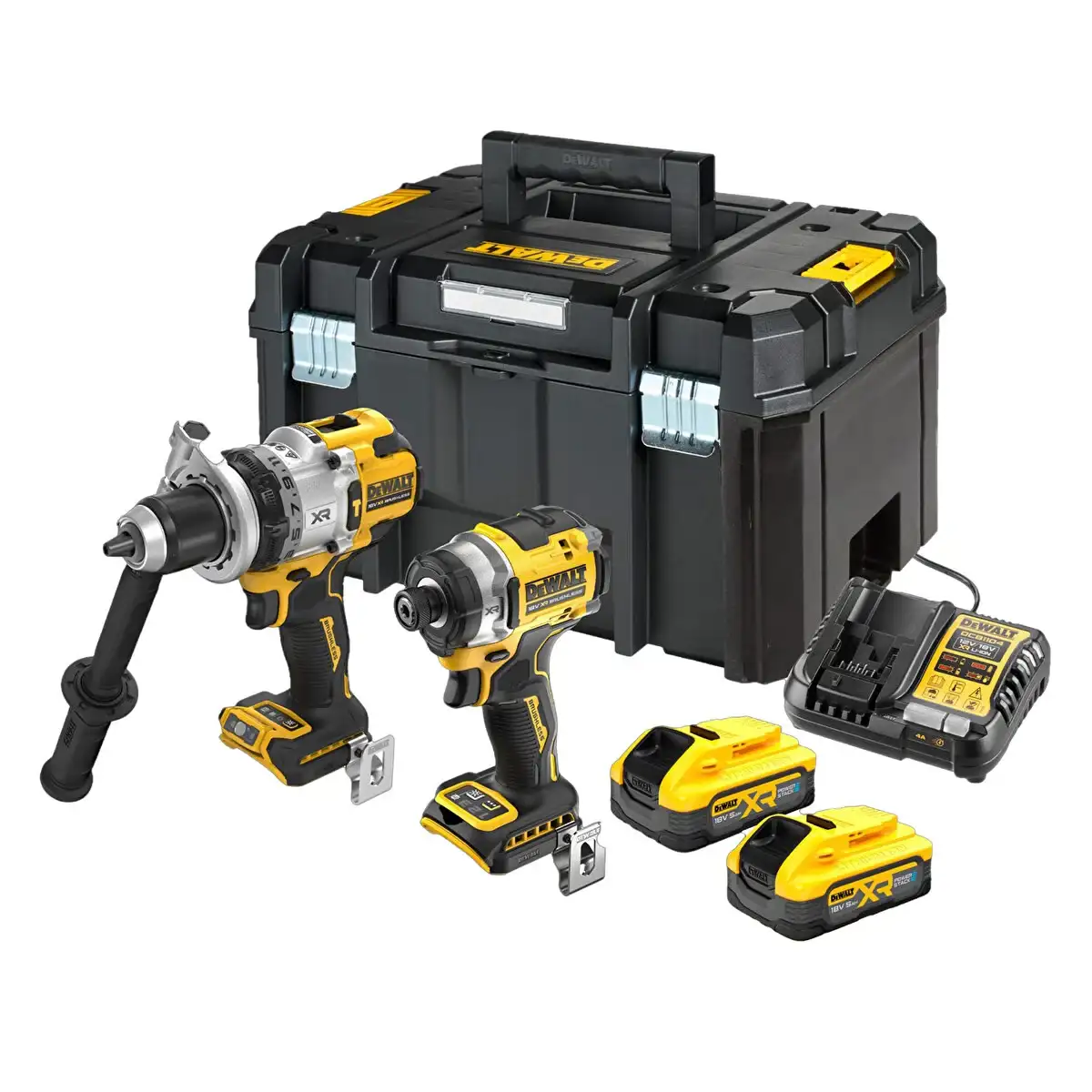 Dewalt DCK2200H2T Kömürsüz Akülü 2 li Set Powerstack Akü 18V 5.0Ah