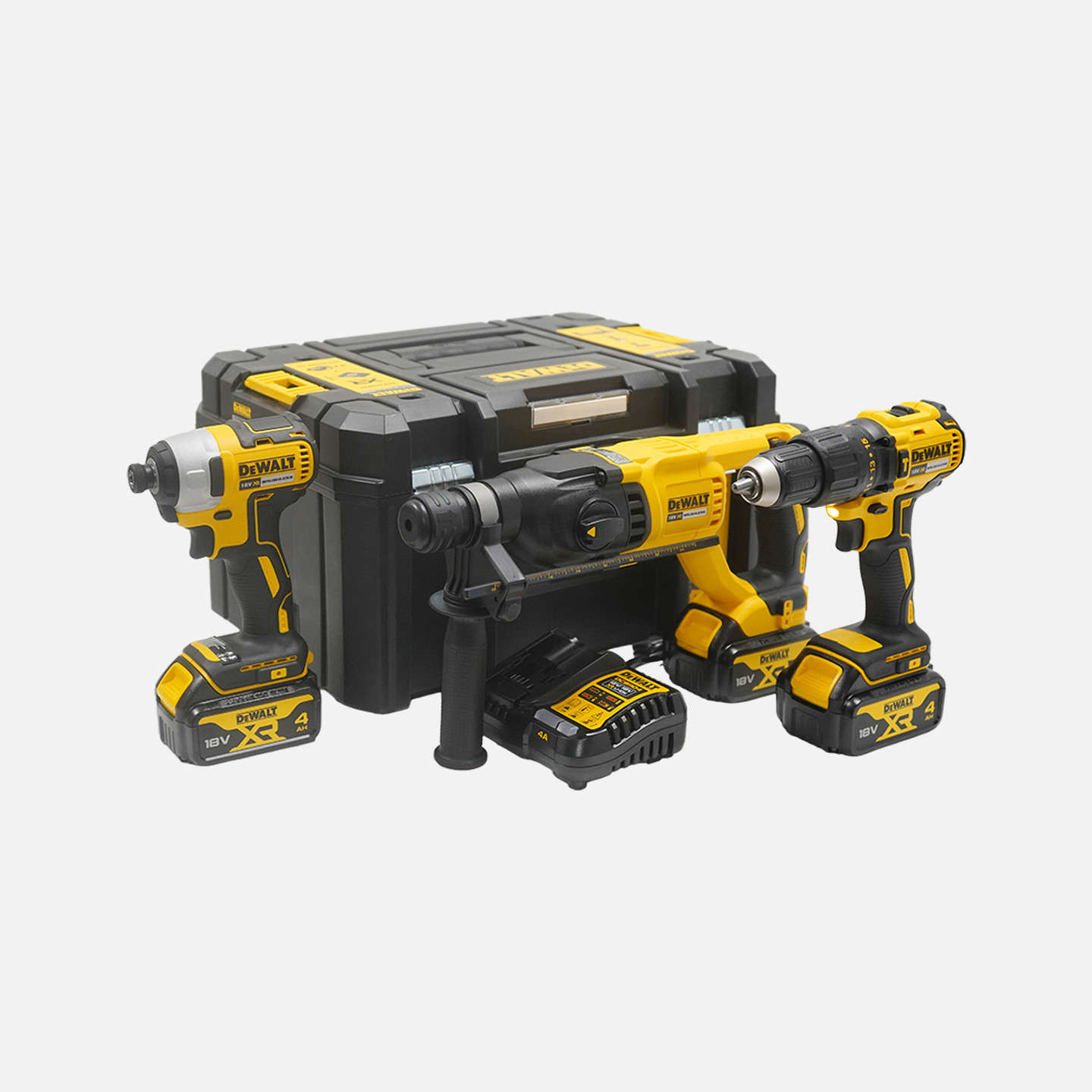 Dewalt DCK369M3T Kömürsüz 3 lü Makine Seti 18V 4.0Ah
