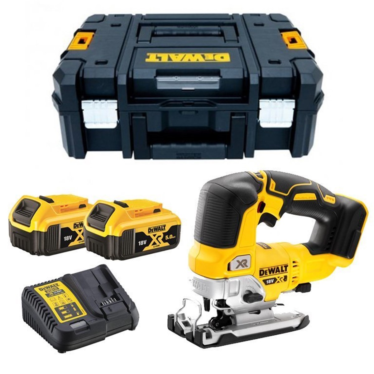Dewalt DCS334P2 Akülü Dekupaj Testere 18V 5.0Ah