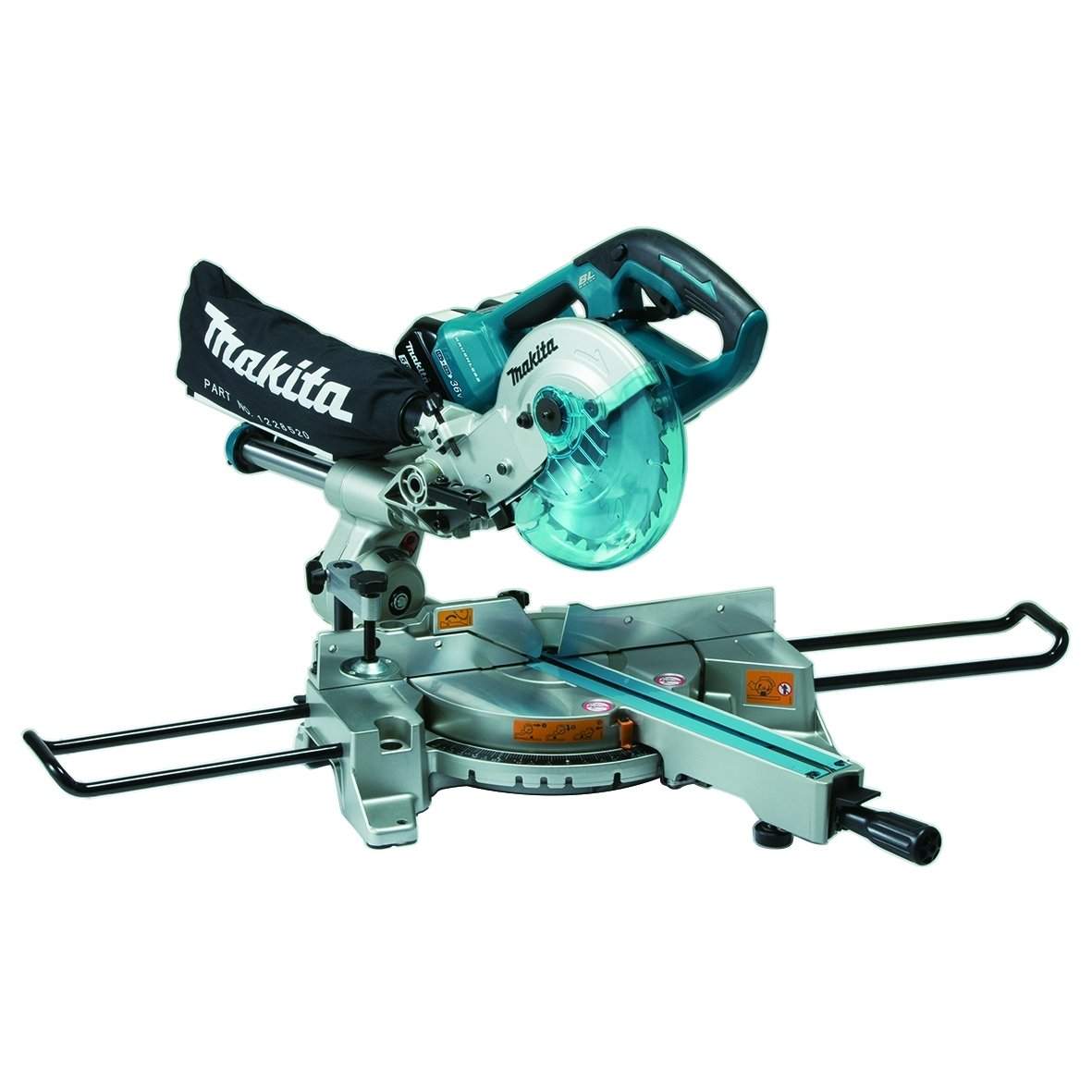 Makita DLS714RT2 Akülü Gönye Kesme Makinesi 2*18V  5.0 Ah