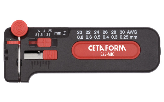 Cetaform E25-MIC Mikro Kablo Sıyırıcı  100-4" - 0.25-0.8Mm