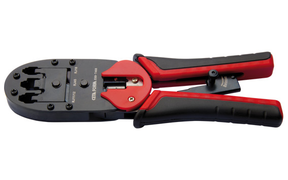 Cetaform E69-T468 Jak Sıkma Pensesi (Telefon/Data)  4-6-8Pin - 190Mm