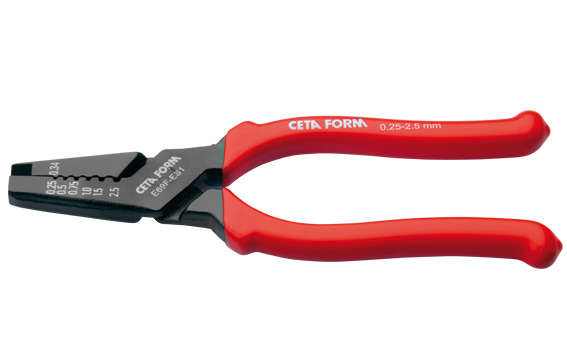 Cetaform E69F-ES2 Kablo Yüksüğü Sıkma Pensesi (Dövme)  0.50-16Mm2 - 190Mm