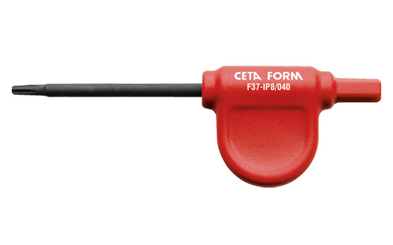 Cetaform F37-IP09 P Saplı Torx Plus Bayrak Tornavida  Ip09 - 40Mm