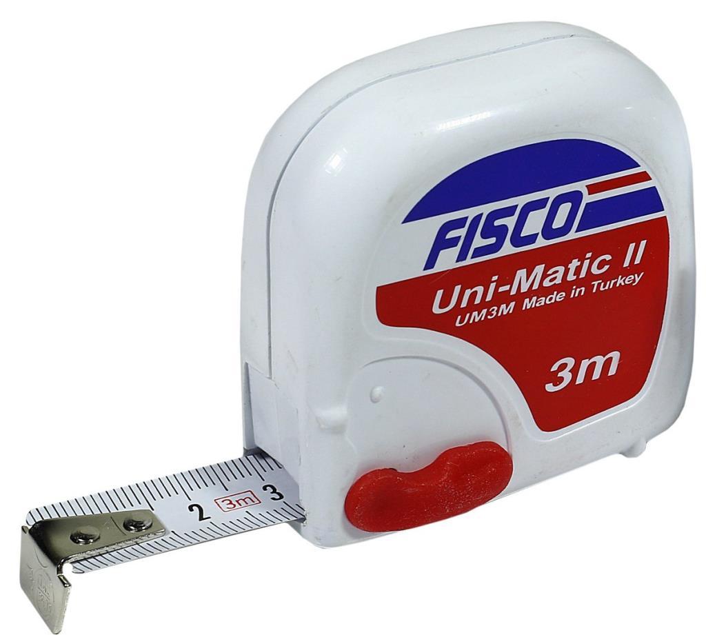 Fisco Uni-Matic Şerit Metre 3 Metre