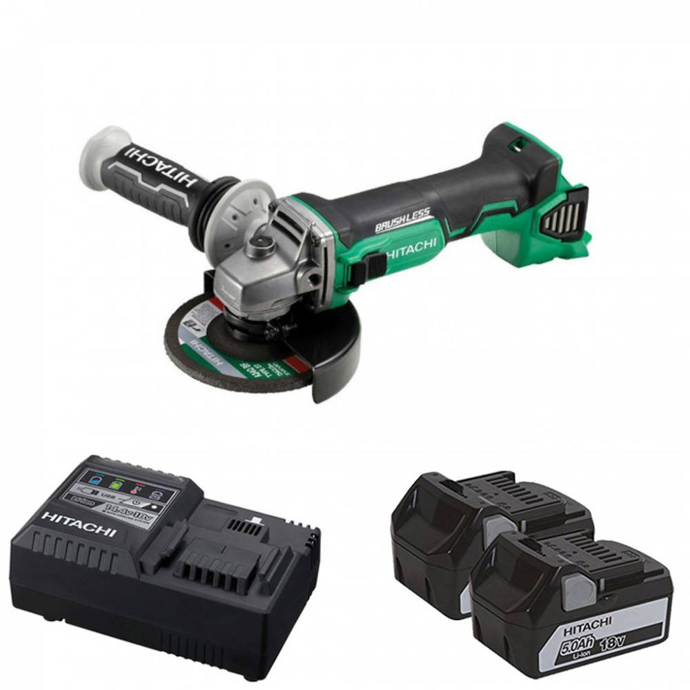 HITACHI G18DBL  Akülü Avuç Taşlama 115 Mm / 18 V / 5.0 Ah