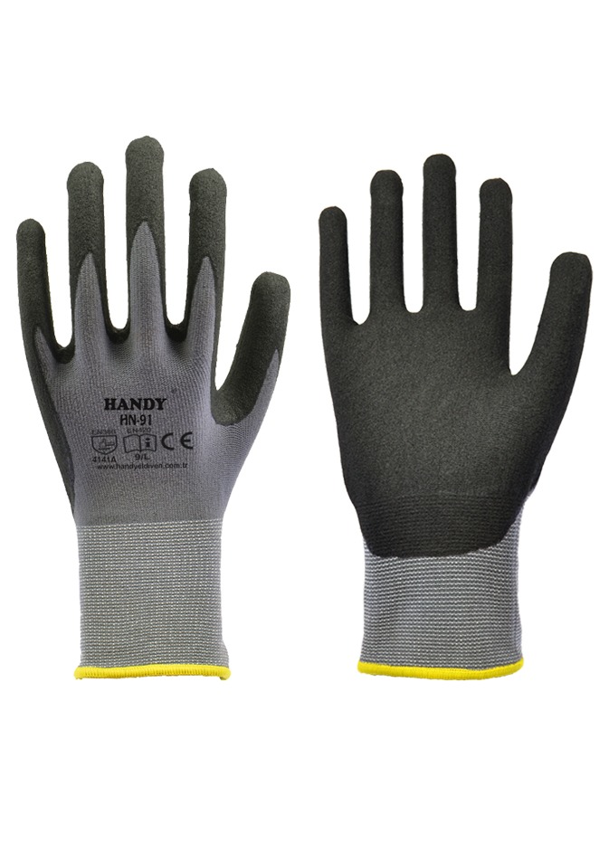 Handy HN-91 Mikroköpük Nitril Eldiven