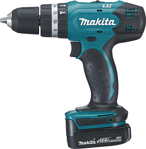 Makita HP347DWE Akülü Darbeli Matkap Vidalama 14.4V  1.5 Ah (3/8")