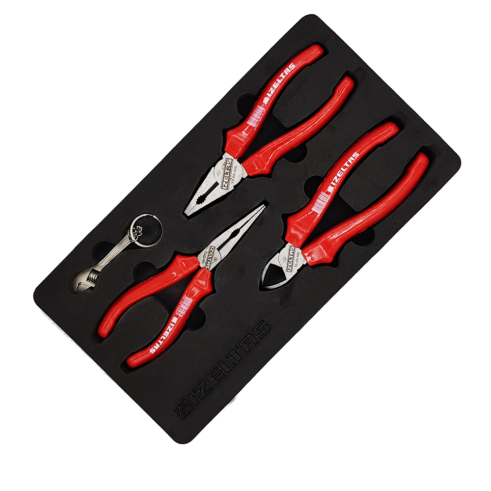 İzeltaş 3020002003 Opak Seri 160 mm Pense Yankeski Kargaburun Seti 3 Parça