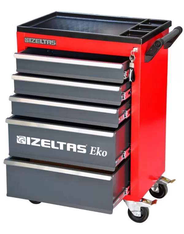 İzeltaş 8243001096 Eko Seri Takım Dolabı 96 Parça Dolu