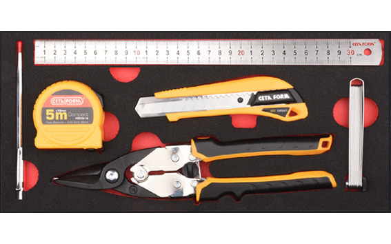 Cetaform JP99-E06 6 Parça Ölçüm Ve Kesim Aleti Seti