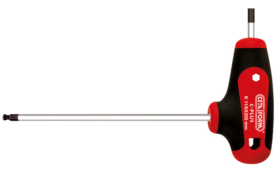 Cetaform K11-100-200 T Saplı Topbaşlı Allen Anahtar  10Mm - 210Mm