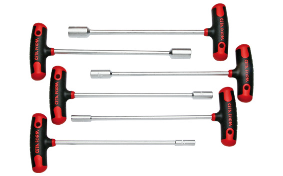 Cetaform K20-B06 6 Parça T Saplı Lokma Anahtar Takımı