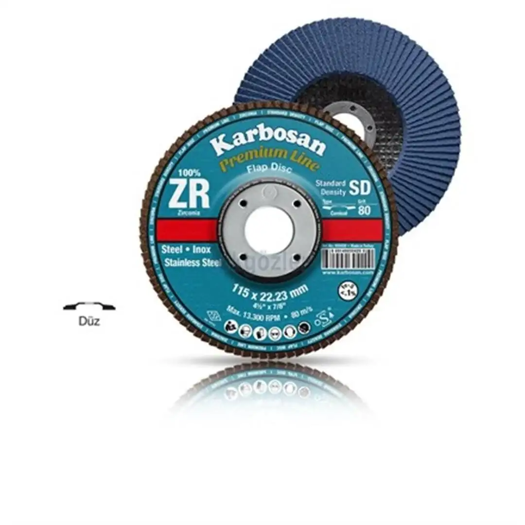 Karbosan 983620 Premiumline Flap Disk 60 Kum Zr 125Mm