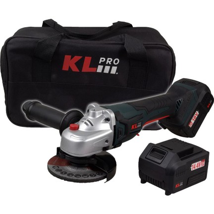 KL PRO KLAT1840B 18V 4.0Ah 115Mm Şarjlı Avuç Taşlama  (Kömürsüz)