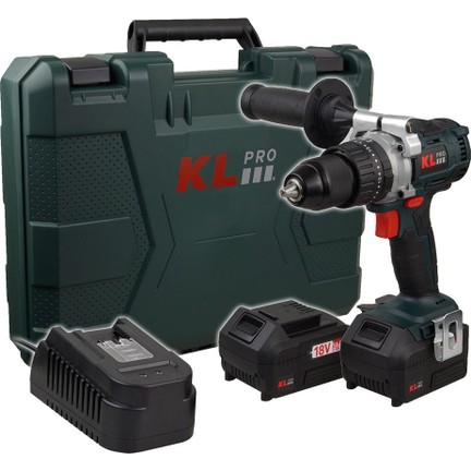KL PRO KLDM1850B 18V 5.0Ah Şarjlı Darbeli Vidalama/Matkap (Kömürsüz)