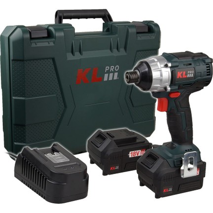 KL PRO KLDV1840B 18V 4.0Ah Şarjlı Darbeli Vidalama  (Kömürsüz)