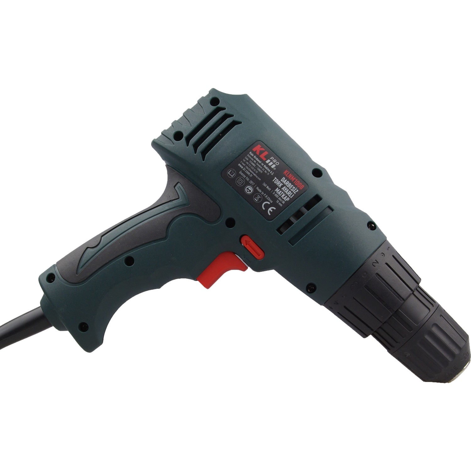 KL PRO KLNM1008 260W 10Mm Tork Ayarlı Elektrikli Matkap