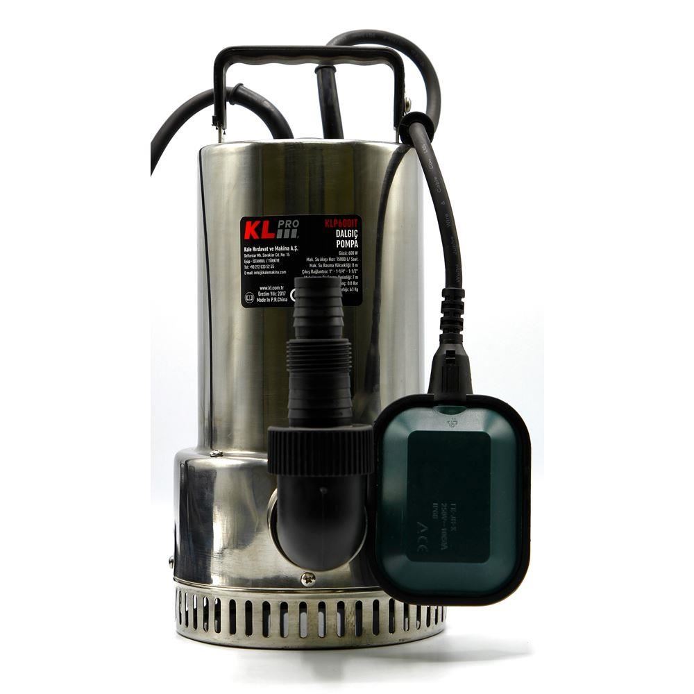 KL PRO KLP600IT 600W Temiz Su Paslanmaz Dalgıç Pompa