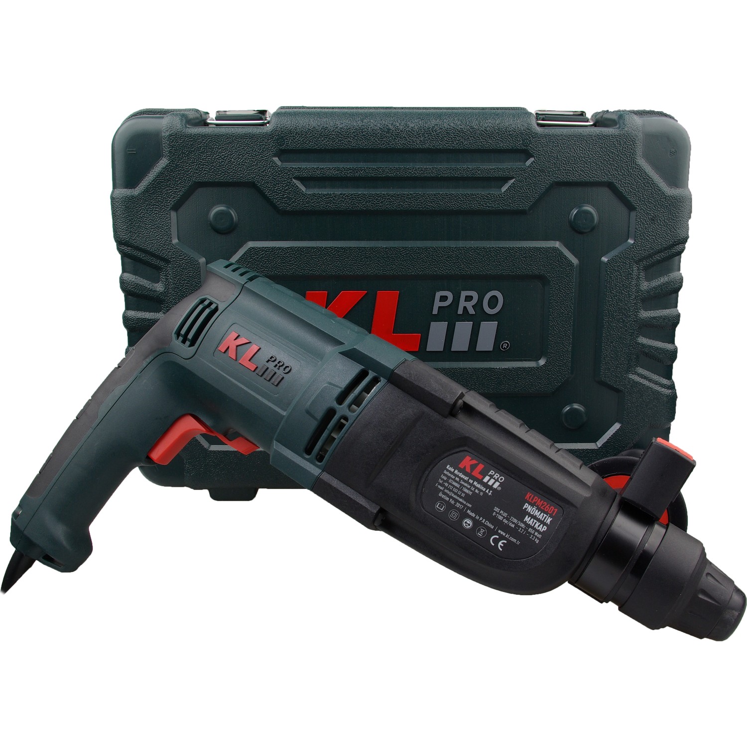 KL PRO KLPM2601 850W 26Mm 3.2J Sds Plus Pnömatik Matkap