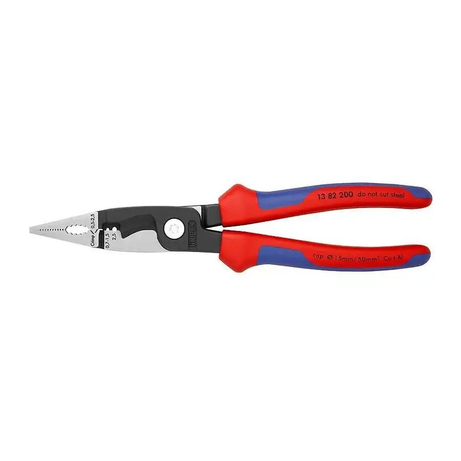 Knipex 13 82 200 Kombine Elektrikçi Pensesi 200mm