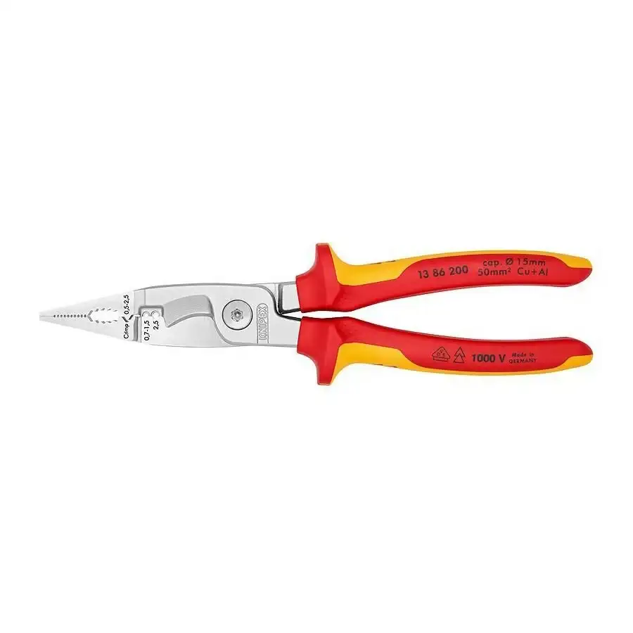 Knipex 13 86 200 VDE Kombine Elektrikçi Pensesi