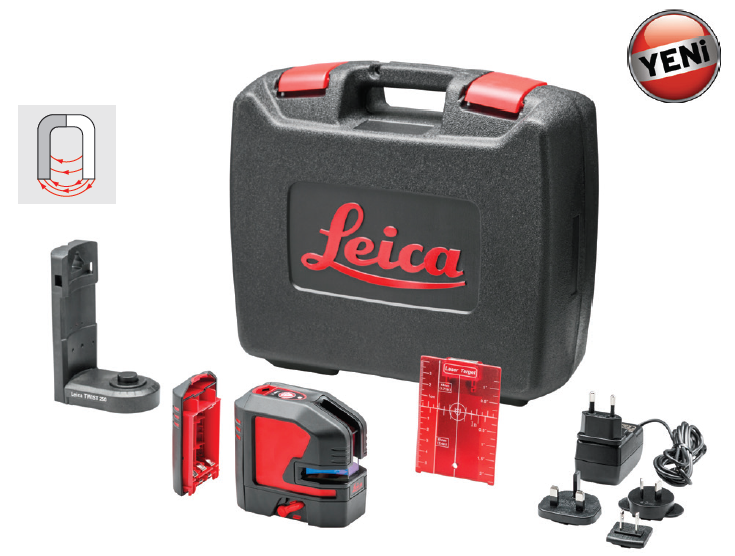 Leica Lino L2 Çizgi Lazer Kırmızı Full Set