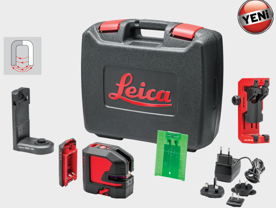 Leica Lino L2G Çizgi Lazer Yeşil Komple Set