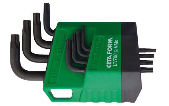 Cetaform LT/700 8 Parça Torx L Anahtar Takımı (Kısa Tip)