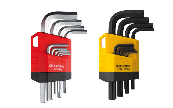 Cetaform LT/9CP 18 Parça Kombo L Allen Anahtar Takımı -Metrik/Sae