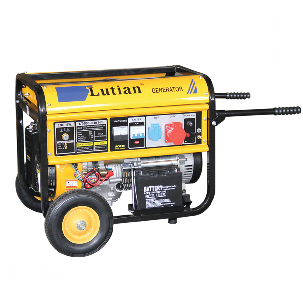 Lutian LT9000 Benzinli Jeneratör 7 KW 220 V (Bakır Sargılı)