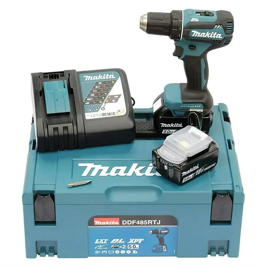 Makita DDF485RTJ Akülü Darbesiz Matkap 18V 5.0Ah