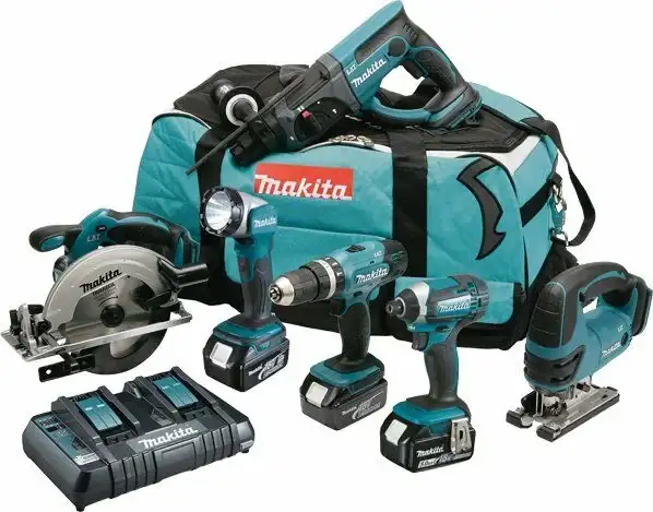 Makita DLX6068PT 6 Parça Akülü Set