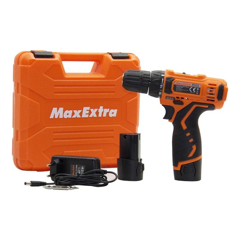 Max Extra MX1215 Akülü Darbesiz Matkap 12 V 1.5 Ah