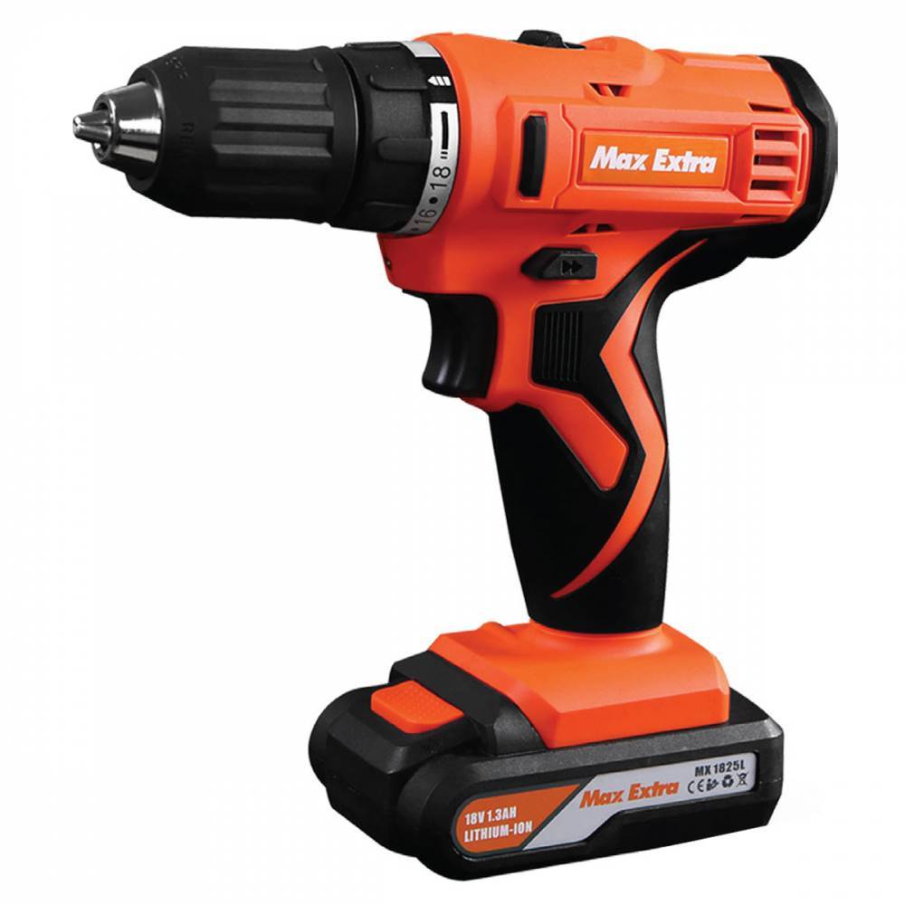 Max Extra MX1825 Akülü Darbesiz Matkap 18 V 1.5 Ah