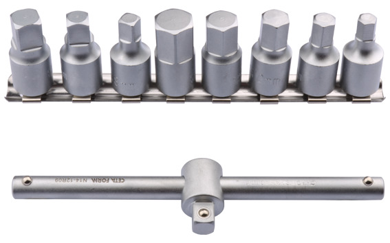 Cetaform N14-12R09 9 Parça 3/8" Karter Tapa Anahtar Takımı