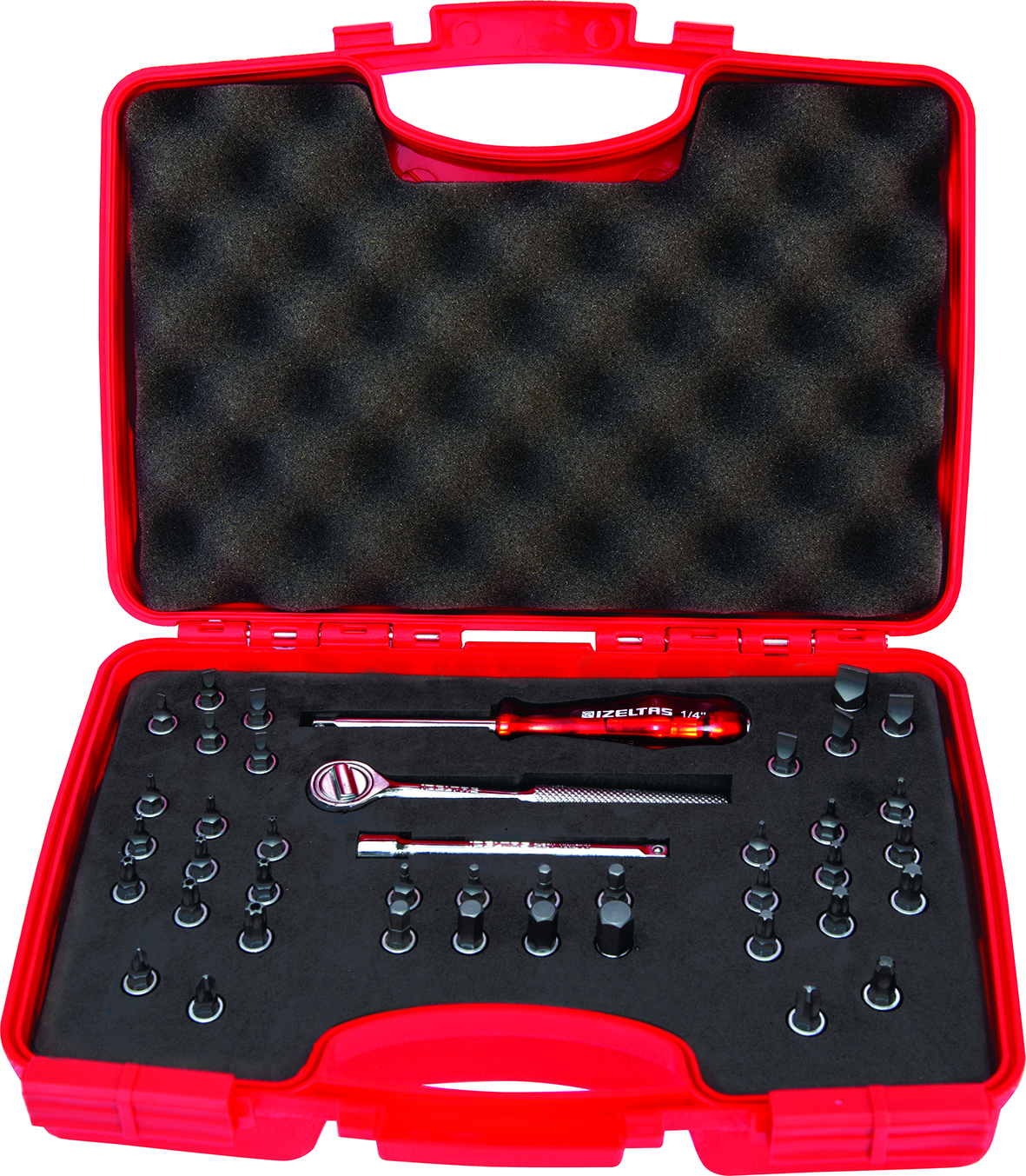 İZELTAŞ 1107001042 42'Lı Bits Uçlu Lokma Takımı 1/4"