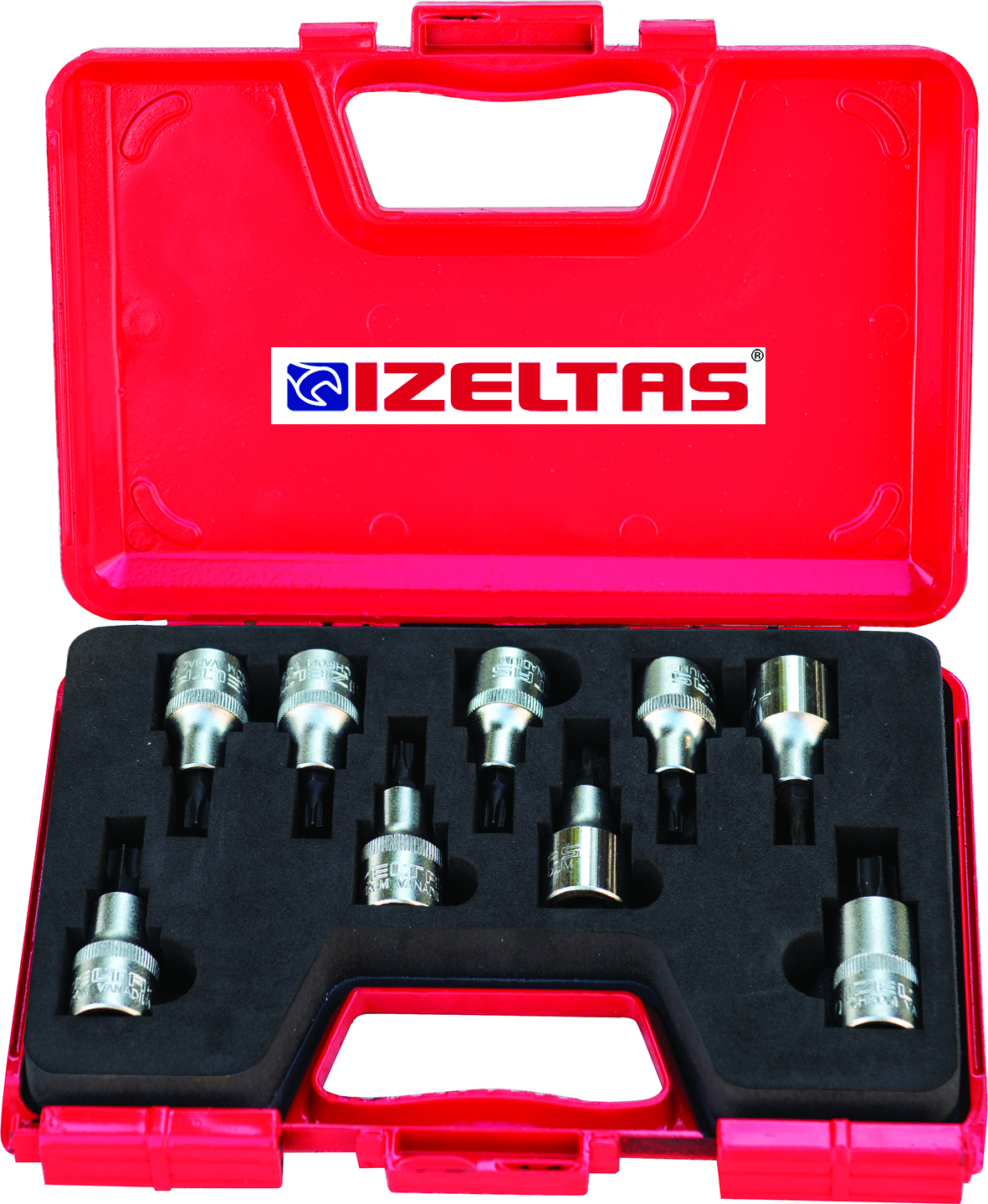 İZELTAŞ 1113006009 9'Lu Lokmalı Tork Uç Takımı 1/2"